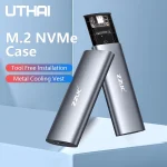 UTHAI M.6 Hard Disk Box 3.1 Dual Protocol NVME NGFF SATA SSD Type C 3.1 (New)