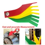 Universal Automotive Brake Pad Thickness Gauge Brake Pad Measure Ruler Test Tool Brake (New)