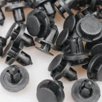 10 20 50 8mm Diameter 8mm Black Vehicle Car Bumper Door Panel Fender Liner Clips (New)