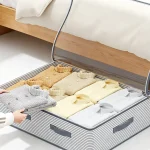 1 Under bed Storage Bag for Clothes   Large Capacity Dust proof Storage Bag (New)