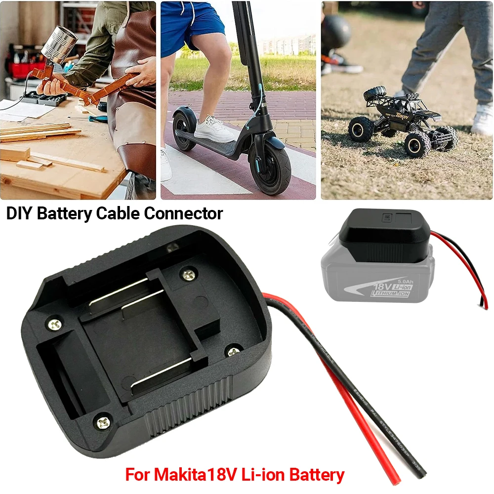S7d3d5dcd9ea94c06abedaa980651dc48A Li ion Battery External Power Supply Mount DIY Connector Adapter Dock Holder For (New) - Image 1