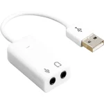 7.1 Channel External USB Sound Card with 3.5mm Jack USB Audio Adapter For (New)