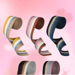 2meter 38mm Colorful Stripe Polyester Webbing Ribbon Ribbon Outdoor Backpack Bag Strap Belt (New)