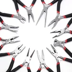 Ferronickel Carbon Hardened Steel Round Nose End Cutting Jewelry Pliers Tools DIY Equipment Pliers (New)
