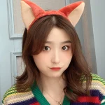 1 Fashion Velvet Cartoon Fox Hairbands For Women Girls Female Party Cosplay Headwear (New)
