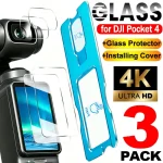 1-3Set Easy To Install Tempered Glass DJI OSMO Pocket (New)