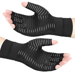Wrist Support Arthritis Gloves Magnetic Anti Health Compression Therapy Gloves Rheumatoid Hand Pain (New)