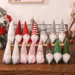3 Faceless Doll Knitted Gnome Doll Gifts Xmas Merry Christmas Tree Decorations For (New)