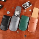 Anti Dust Watch Bag Organizer Jewelry Storage Gift Bag Flannelette & Leather Watch Accessories (New)