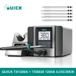 Quick TS1200A Lead Free BGA Soldering Iron Station LED Display (New)