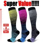 Unisex Compression Socks, Stockings Best Nurses Hiking Travel Flight Socks Running Fitness Socks (New)