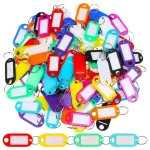 50 600 Multicolor Keychain Key ID Label Tags Luggage ID Tags Hotel Number Classification (New)