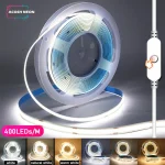1M COB LED Strip 5V USB 400 LEDs M White Warm White Nature White High Density (New)