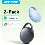 Vention 2-Pack Bluetooth Tracker Anti-Lost Locator Key GPS Tracker Built-in (New)