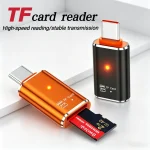 SD TF Card Reader Type C Card Reader Adapter USB C Memory Card Adapter (New)