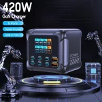 GaN Charger Fast Charging Station Ubigbuy 420W GaN Charger PPS PD3.1 140W USB (New)