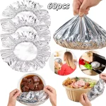 10 60 Reusable Aluminum Foil Bowl Cover Heat Insulation And Heat Preservation Food Grade (New)