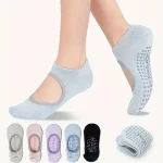 Professional Women Yoga Socks for Gym Indoor Sports and Fitness Breathable Silicone Anti slip (New)