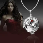 The Vampire Diaries Necklace Elena Gilbert Fashion Vervain Verbena Pendant Photo Locket Jewelry (New)