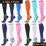 46025 Pairs Dropship Compression Socks Varicose Veins 20 30 Mmhg Men Women Socks For (New)