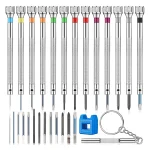 Precision Screwdriver Set 0.6 2.0mm Micro Cross Screwdriver Kit For Home Watch Eyeglasses Jewelry (New)