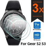 3-Tempered Glass Screen Protectors Films Samsung Gear S2 (New)
