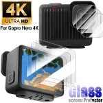 6IN1 Tempered Glass Screen Protectors Lens Film GoPro Hero (New)