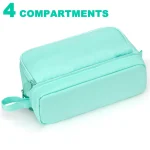 Large Capacity Portable Pencil Case Minimalist Multi Compartment Pencil Case Stationery Organizer Desktop Storage Pouch (New)