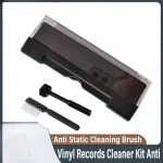 Combination Vinyl Records Cleaner Kit Anti Static Cleaning Brush Dust Remover for LP Phonograph (New)