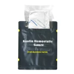 Hemostatic Kaolin Gauze Combat Emergency Trauma Z Fold Soluble for Ifak Tactical First Aid (New)