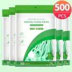 500 300 100 ultra fine mint flavored toothpicks, safe high end toothpick sticks, plastic toothpicks (New)