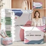 No Pump Vacuum Storage Bags, Large Storage Compression Bags for Clothes, Comforters, Blankets, (New)