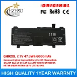 GH02XL 7.7V 47.3Wh 6000mAh Battery HP ChromeBook 14A-NA 11A (New)