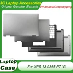 Original New For XPS 13 9365 P71G LCD Back Cover Screen Top Housing Rear Lid Upper Palmrest Top Case Bottom Base Lower Shell (New)