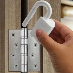 1 Set Anti Pinch Door Gap Stopper, Suitable for Bedroom Door Bathroom Door, Prevents (New)