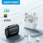 VENTION E11Pro ANC TWS Earphones Bluetooth 6 Wireless -25dB Hi-Res (New)