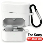 Silicone Protective Cover with Keychain Sony WF-1000XM6 Washable (New)