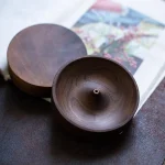 North American Black Walnut Solid Wood Incense Stick Handmade Tea Ceremony Round Incense (New)