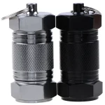 Waterproof Seal Tank Aluminum Capsule Container Drug Organizer Pocket Pill Cases for Outdoor (New)