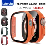 Glass case Apple Watch Ultra 49mm Cases Smartwatch PC Bumper Screen (New)