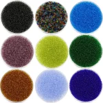 1000 1800 2mm Transparent Color Czech Glass Seed Beads Round Loose Beads for DIY (New)