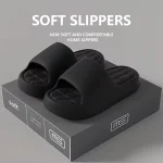 Men Summer Slippers Indoor Soft Sole Memory Insole Bathroom Non Slip Stylish Lightweight (New)