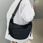 Casual Womens Nylon Crossbody Bag, Large Capacity Hobo Shoulder Purse with Adjustable Strap, (New)