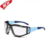Safety Goggles Glasses Sport Eye Protection Soft Foam Gasket Goggles for Shooting Woodworking (New)