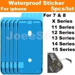 5 Waterproof Sticker for iPhone 14 13 12 11 15 XS Pro Max (New)
