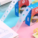 250 Piece Pvc Binder Stickers With Adhesive Hole Reinforcement, Label Round Stickers   Protect (New)