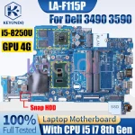 LA-F115P Dell 3490 3590 Notebook Mainboard i3 i5 6/7/8th (New)