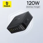 Baseus 120W Desktop Charger USB C Charger GaN Charger PD Quick Charge USB (New)