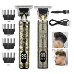 T9 Vintage Beard Shaver Electric Hair Cutting Machine Travel Cordless Shaver Trimmer USB (New)
