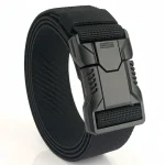 Quick Release Pluggable Buckle Men Belt Breathable Elastic Outdoors Belts For Men (New)